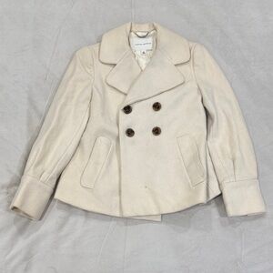 Banana Republic Women's Cream Peacoat